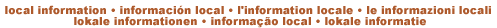 local contact information